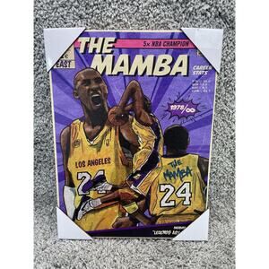 Kobe Bryant The Mamba Comic Book Style Canvas Print Wall Art Lakers Los Angeles